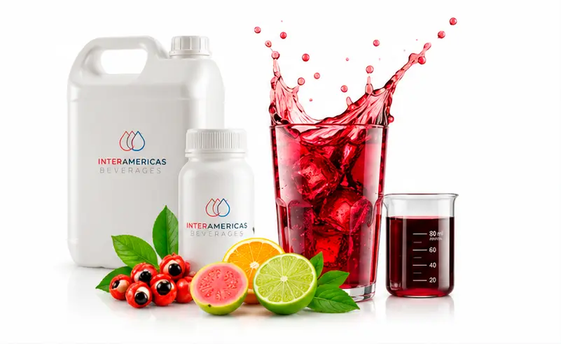 Linha de concentrados InterAmericas Beverages