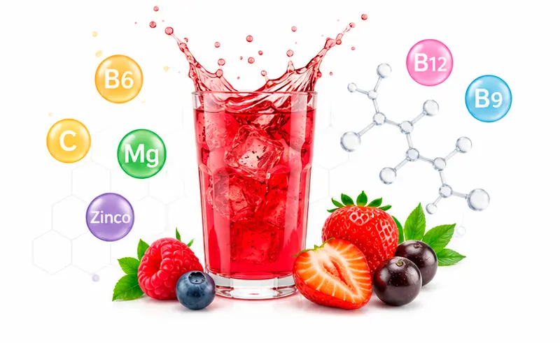 Soluções funcionais com açaí amazônico